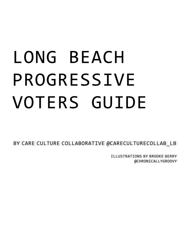 LB Progressive Voters Guide by CareCulture LB.