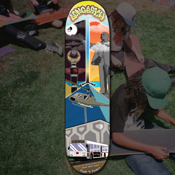 Long Beach All City Skate Deck