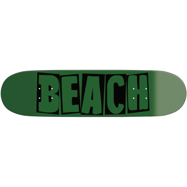 BEACH Skate Deck (LB Sea Green)