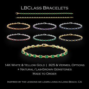 Ad showcasing all the LBClass Bracelets
